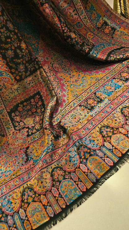Gandhara reversible kaani: shawl