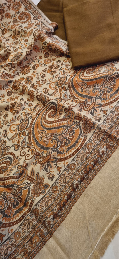 Woollen pashmina kaani shawl