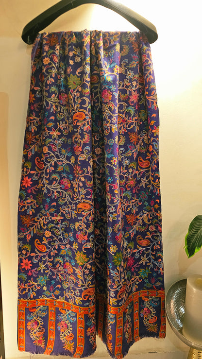 Reelkar embroidered minishawl: pashmina