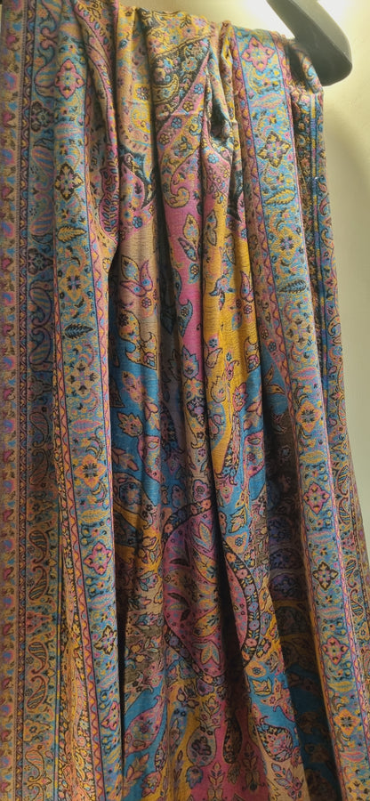Pashmina reversible Persian kaani shawl