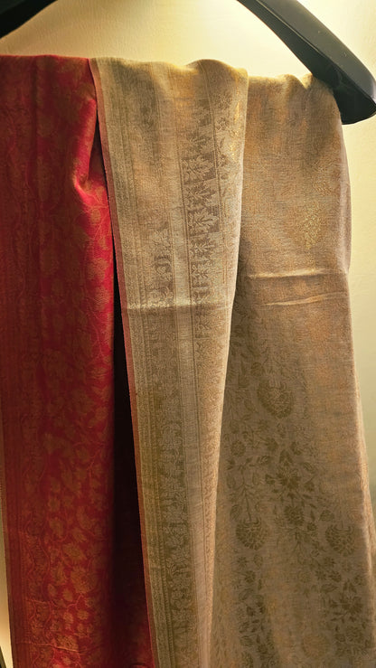 Reversible moonlight kaani: Pashmina