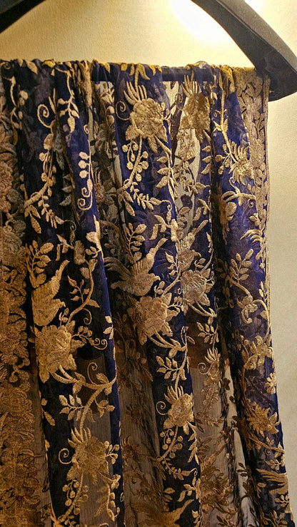 Georgete embroidered dupata