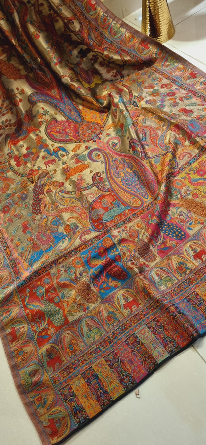 Silky moonlight pashmina kaani