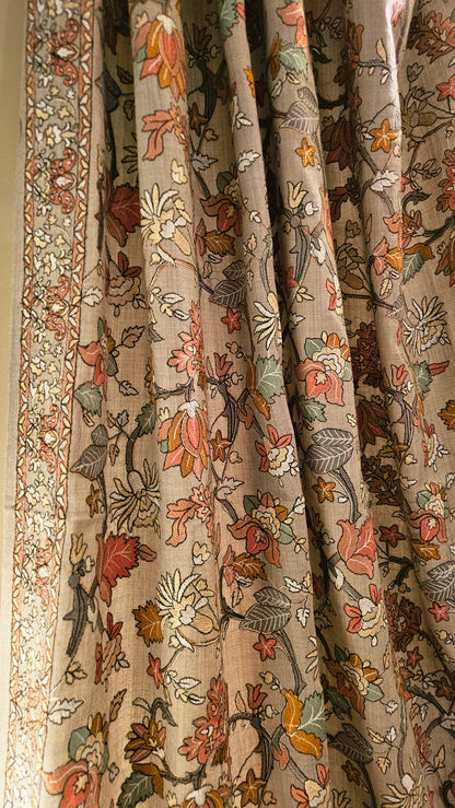 Papermachi embroidered shawl: toosh