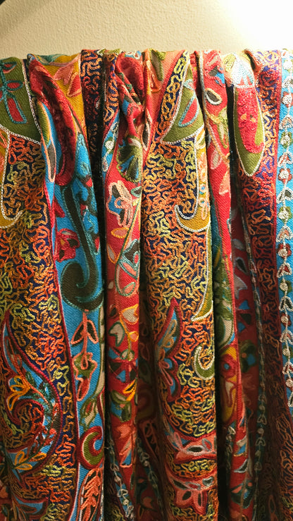 Reelkar embroidered: Pashmina