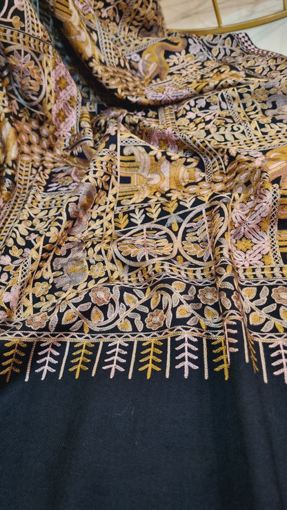 Embroidered pashmina shawl