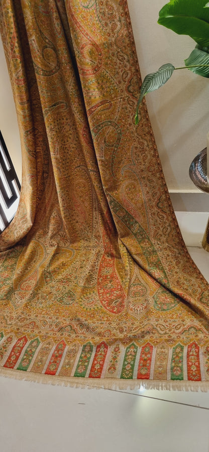 Reversible persian kaani shawl
