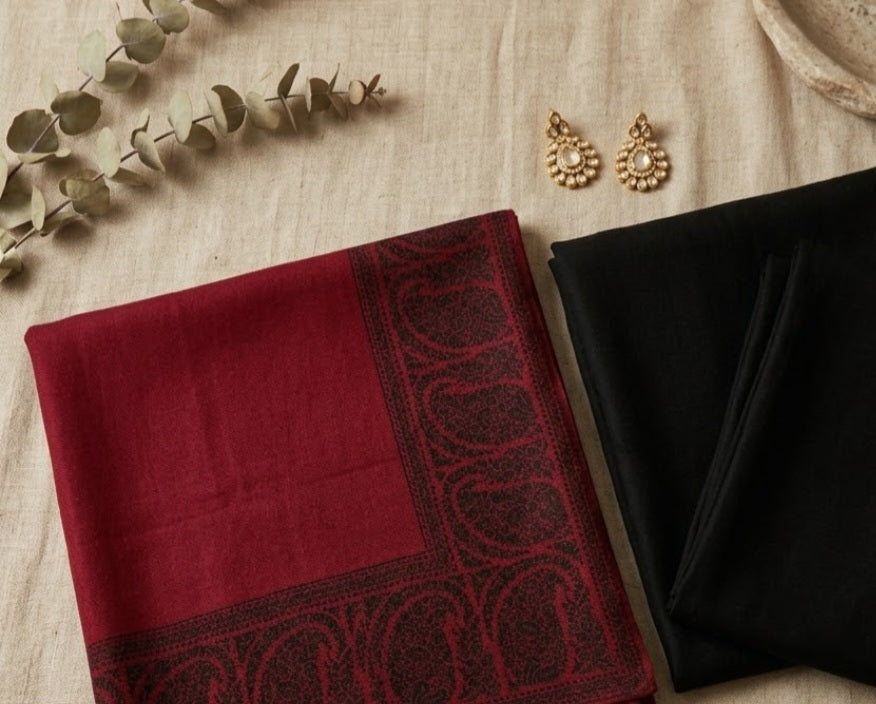 Kaani Suit/Shawl: woollen pashmina