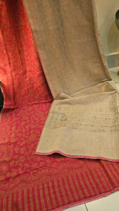 Reversible moonlight kaani: Pashmina