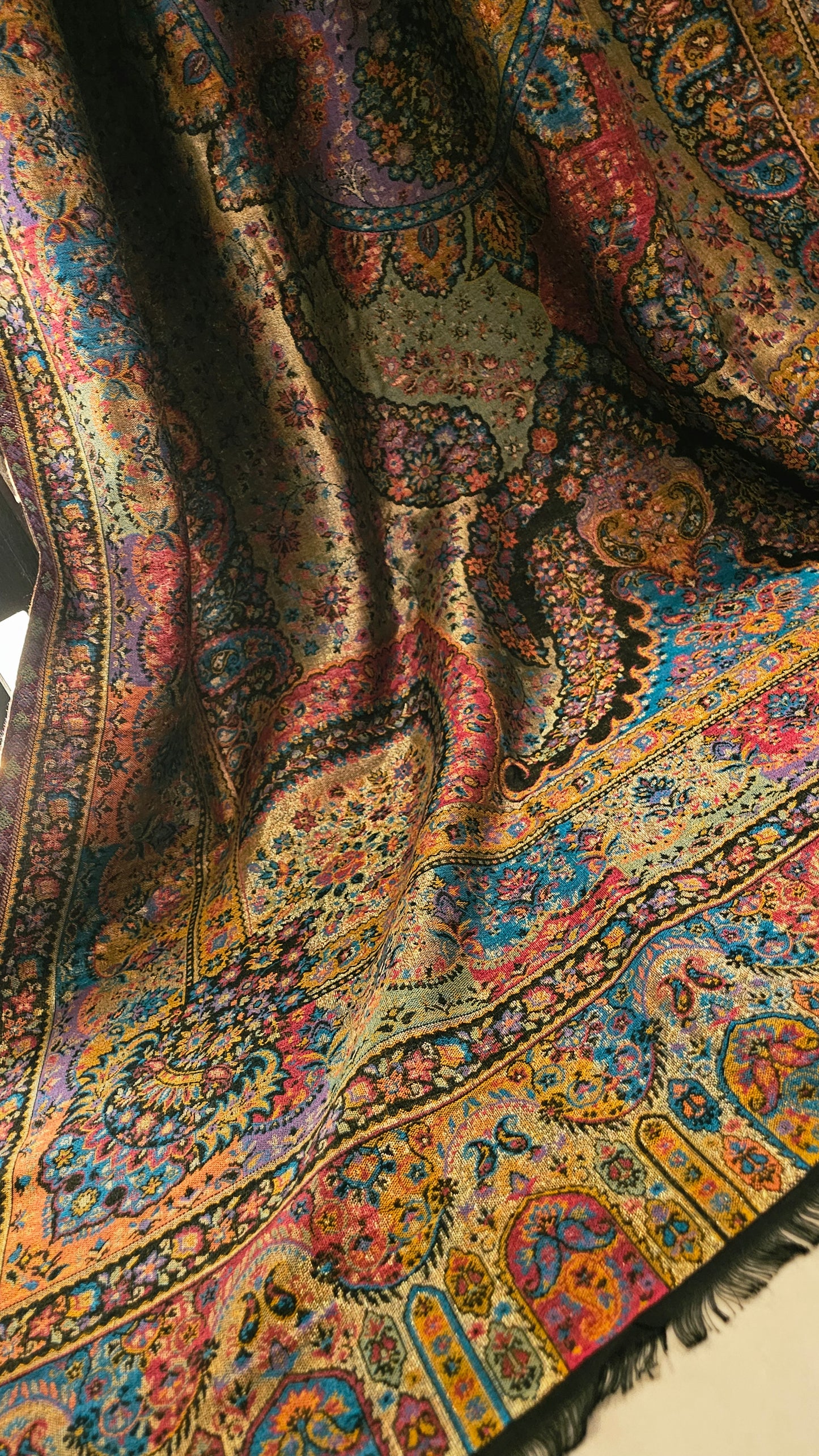 Gandhara reversible kaani: shawl