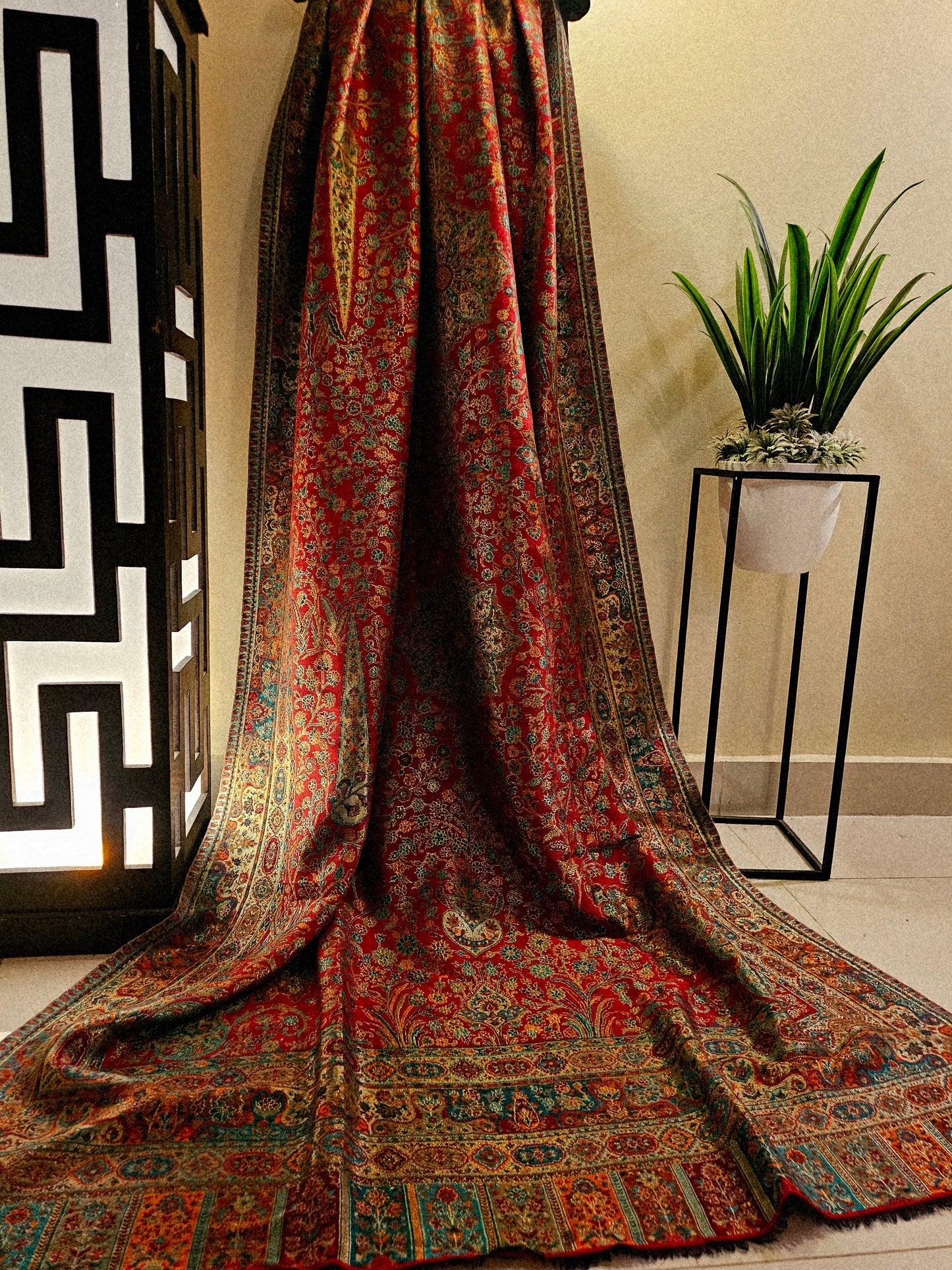 Reversible toosh moonlight kaani shawl