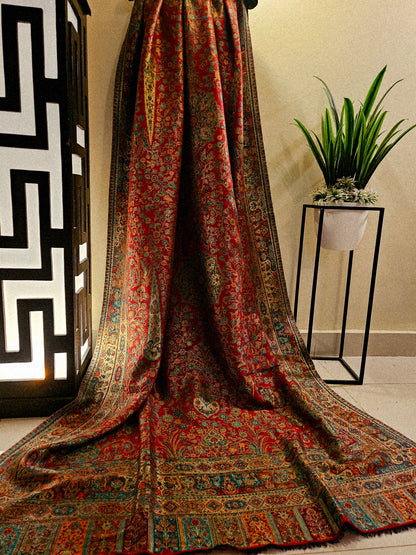 Reversible toosh moonlight kaani shawl