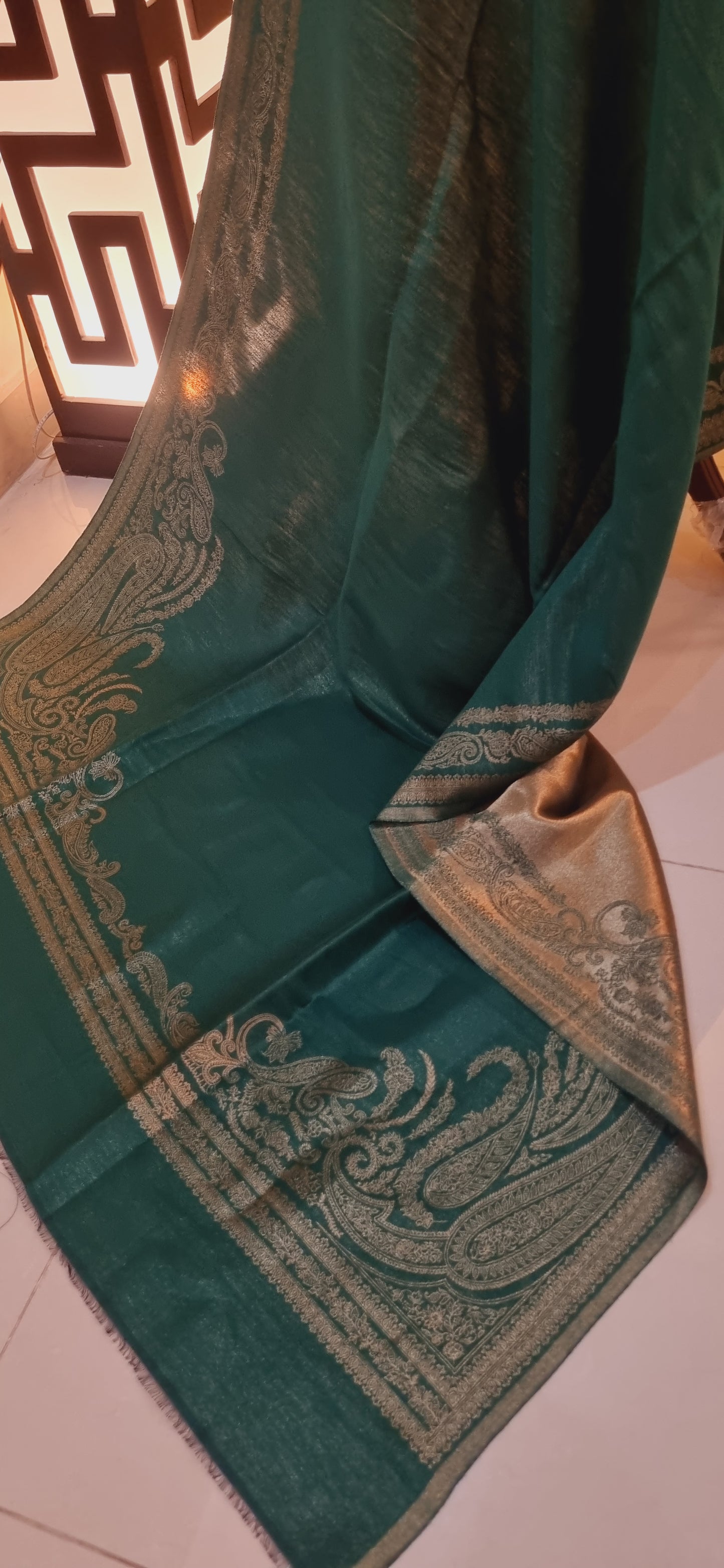 Moonlight reversible shawl