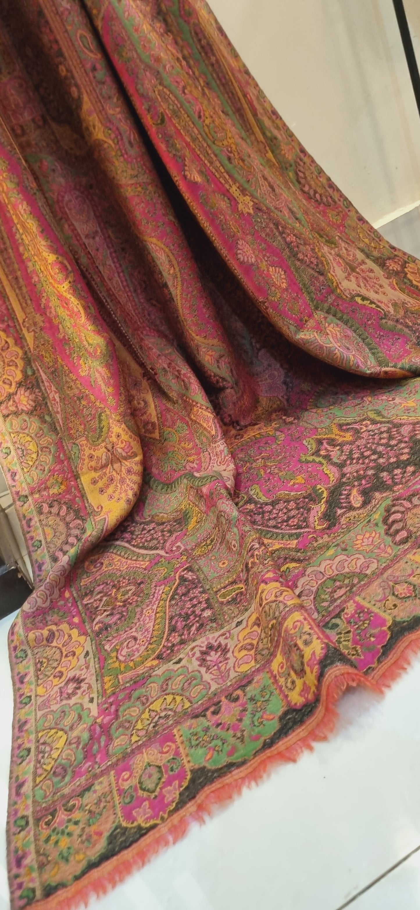 Persian kaan reversible pashmina shawl