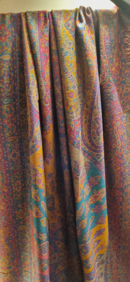 Reversible persian kaani shawl