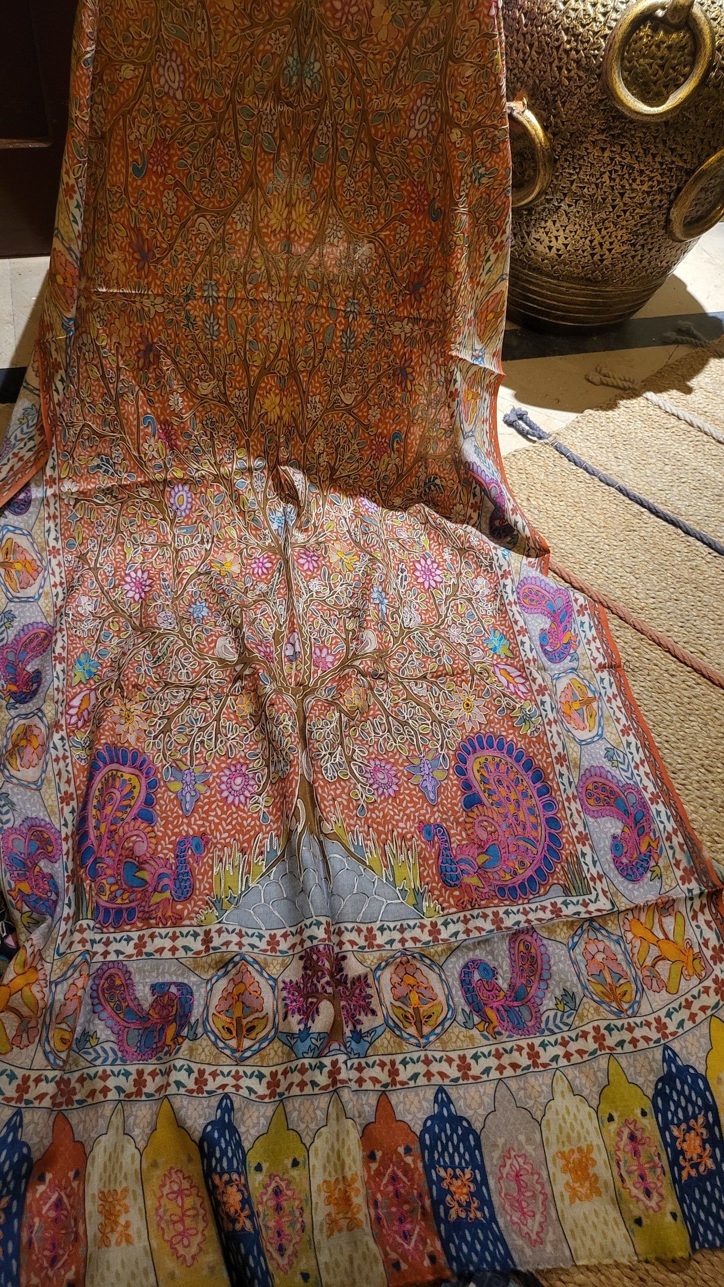 Kalamkari : Mini shawl