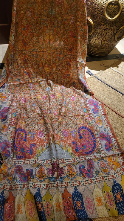 Kalamkari : Mini shawl