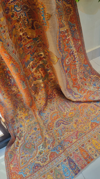 Darbari kaani moonlight tooah shawl