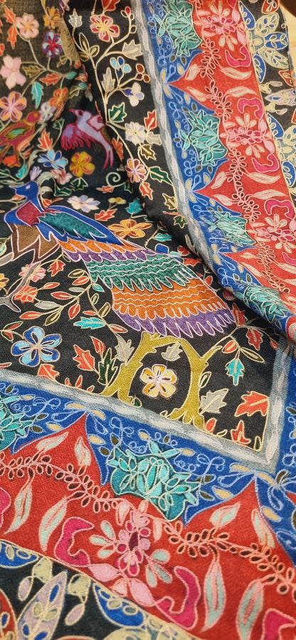 Reelkar embroidered pashmina shawl