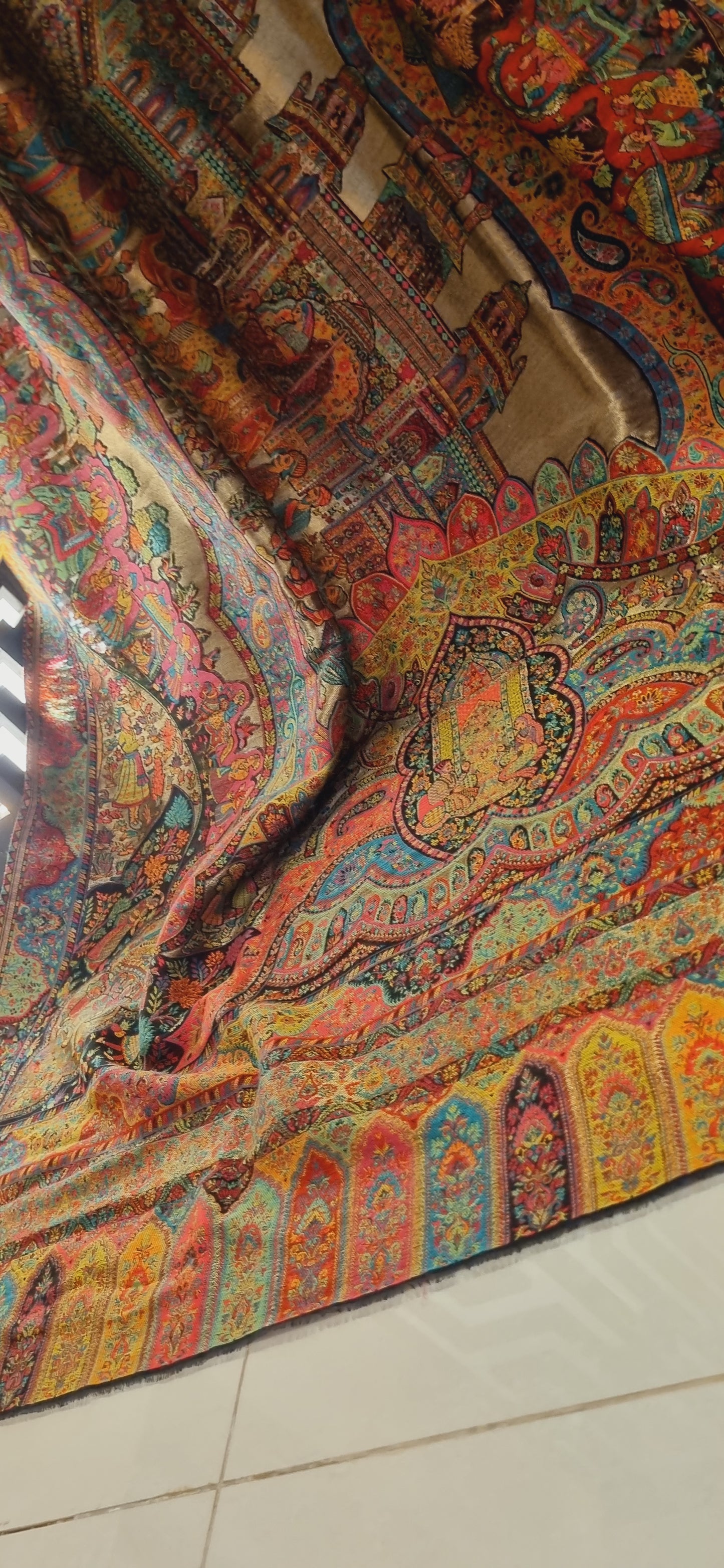 Moonlight kaani darbari pashmina