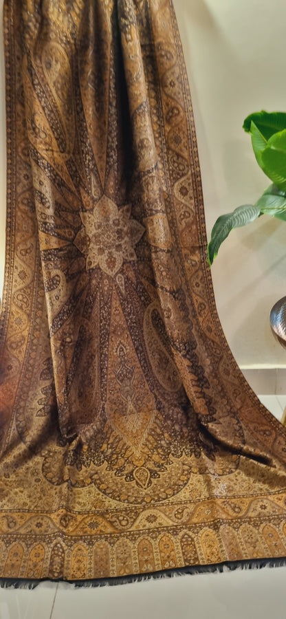 Reversible Moonlight gandhara kaani pashmina