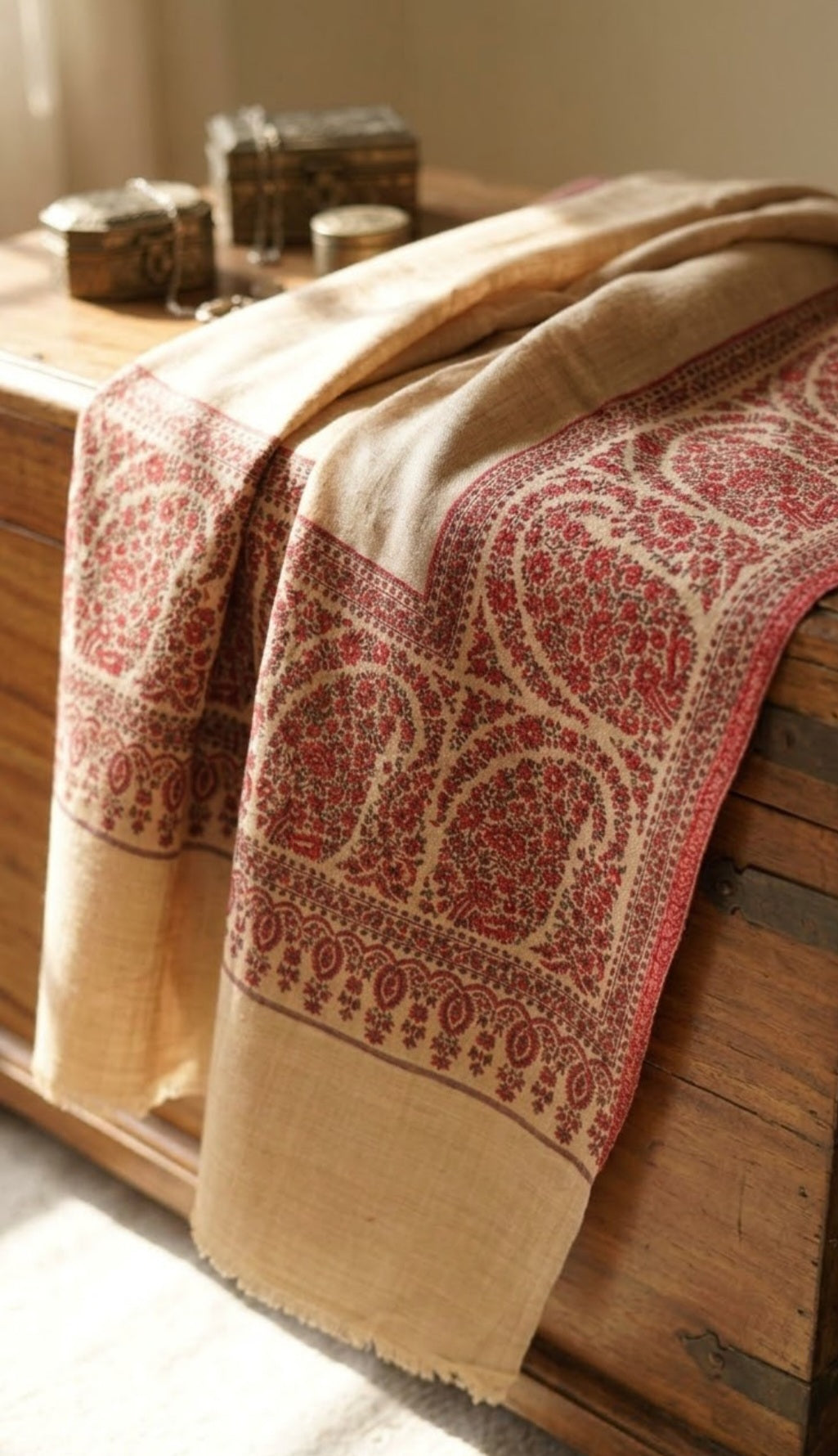 Kaani Shawl/Suit: Woollen pashmina