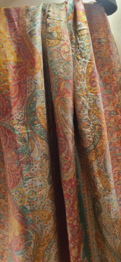 Reversible moonlight gandhara kaani reversible shawl