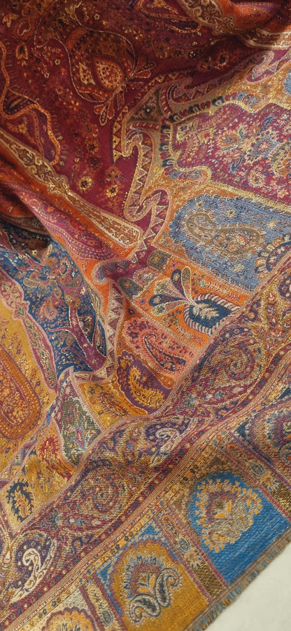 Pashmina kaani with zaree