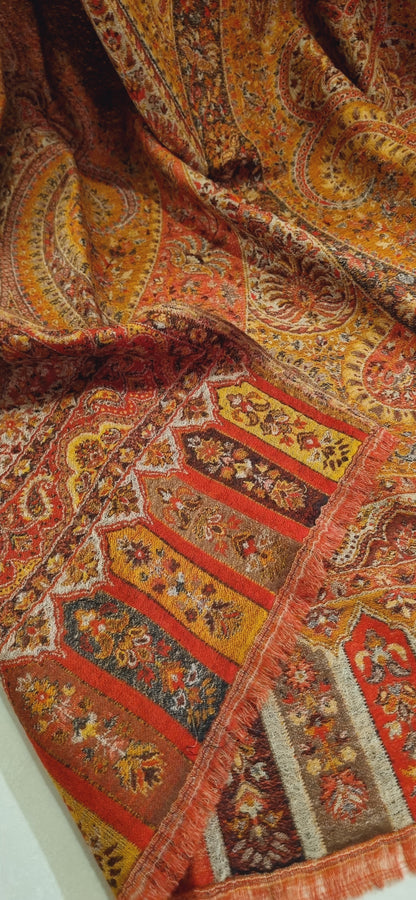 Persian reversible kaani shawl