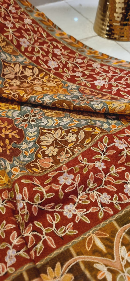 Reelkar embroidered pashmina