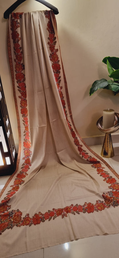Woollen pashmina kaani shawls