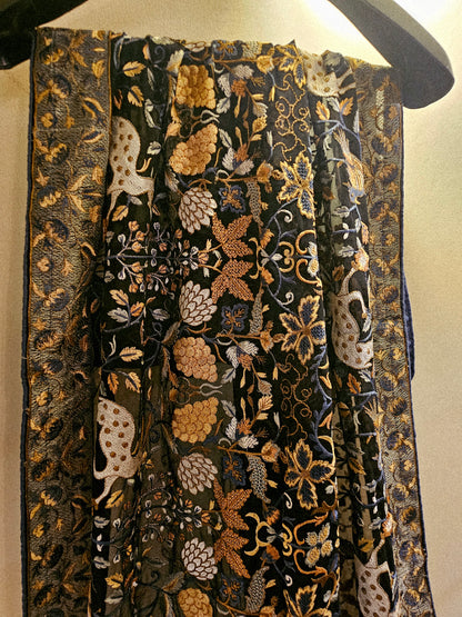 Georgete embroidered dupata