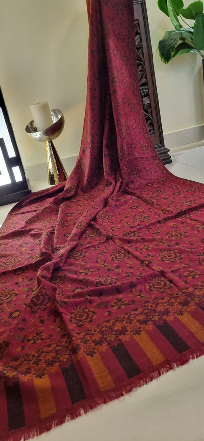Woolen pashmina kaani shawl
