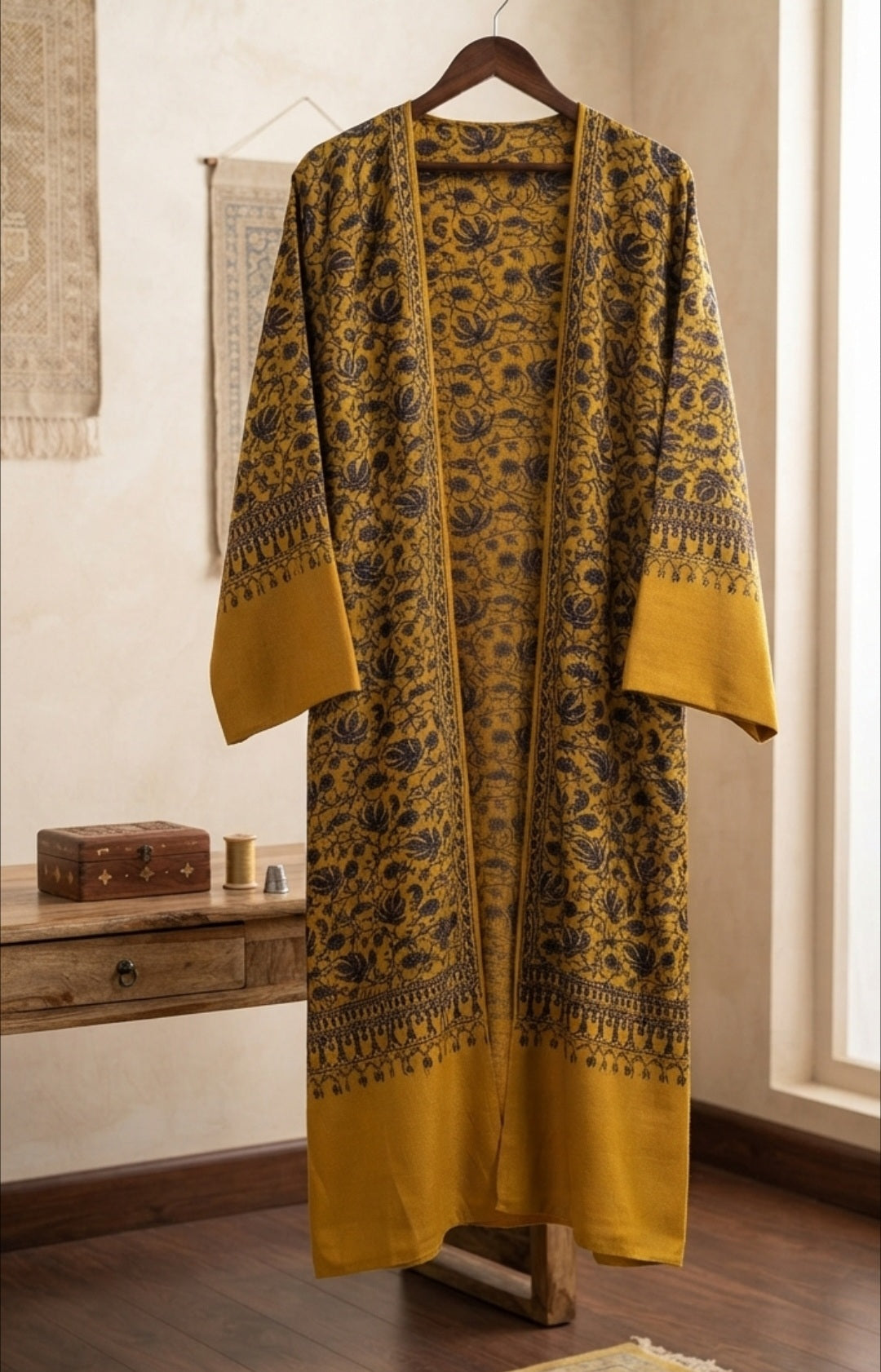 Embroidered coats: Pashmina