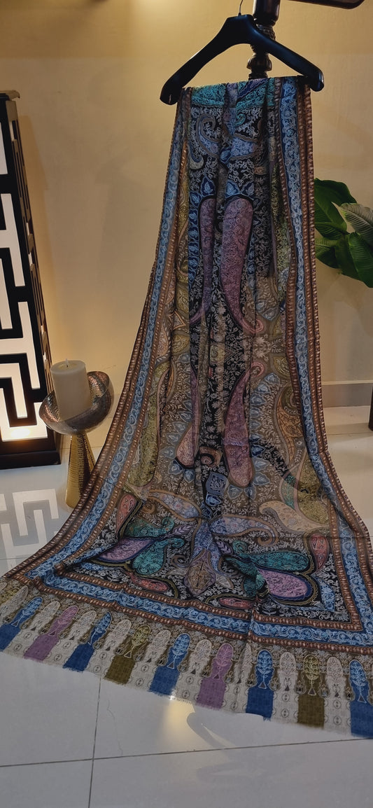 Silk Reelkar shawl