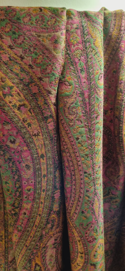 Reversible persian kaani shawl