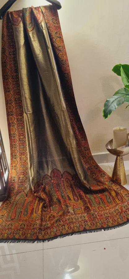 Gandhara reversible moonlight kaani shawl