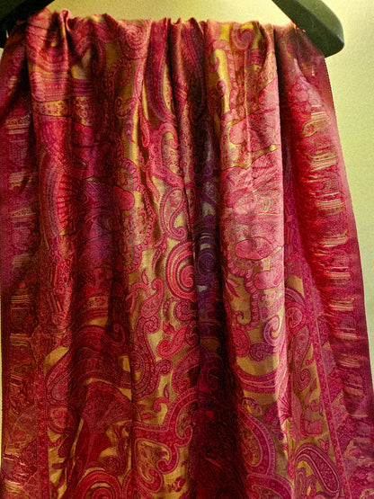 Moonlight silky kaani shawl/dupata