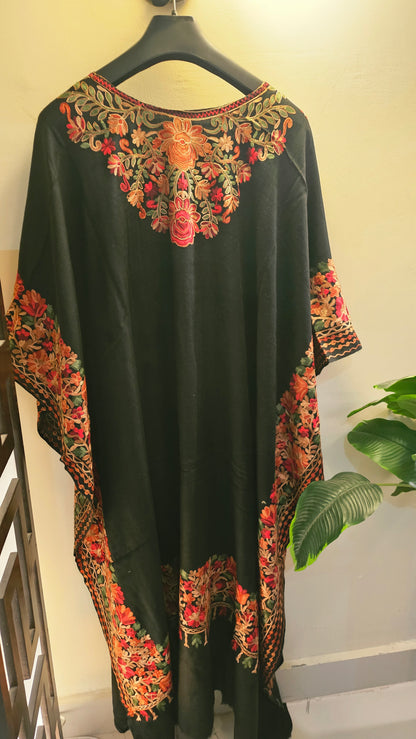 Embroidered cape shawl: Pashmina