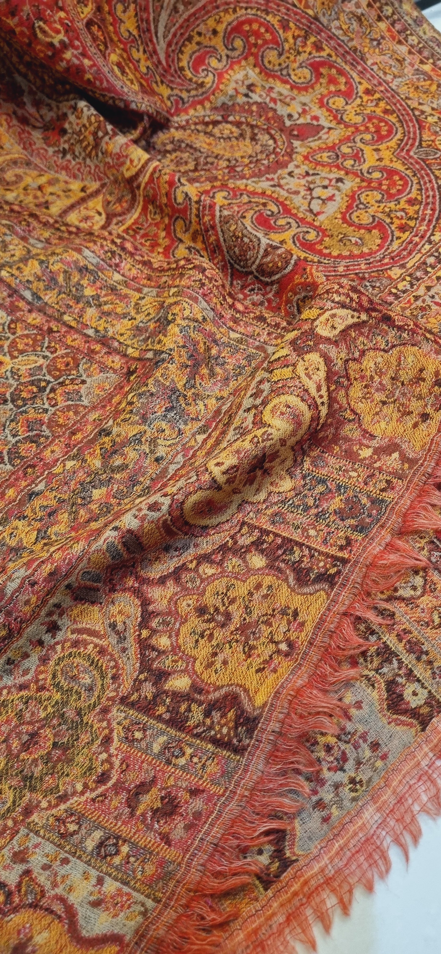 Reversible persian kaani shawl code 2001