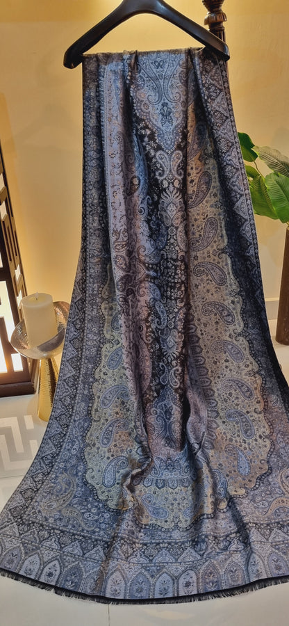 Gandhara reversible moonlight kaani shawl