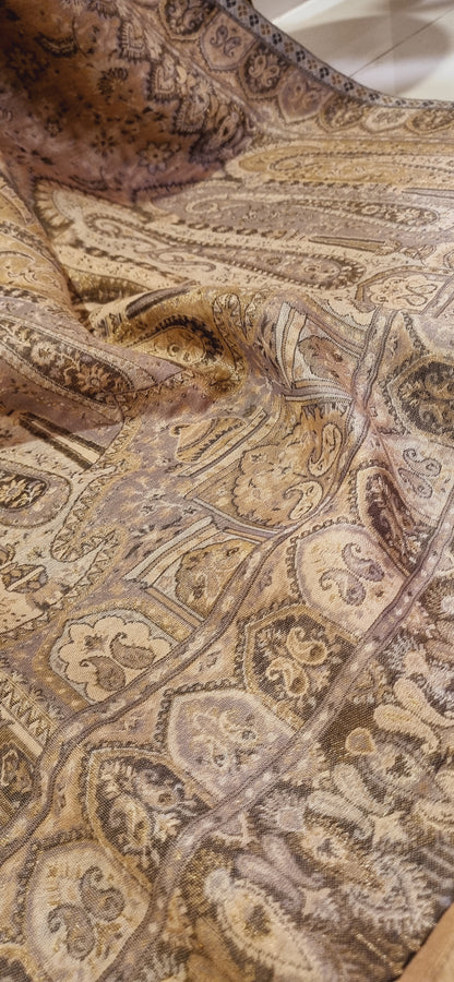 Reversible Moonlight gandhara kaani shawl