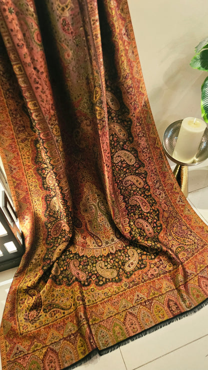 Gandhara kaani reversible: shawl