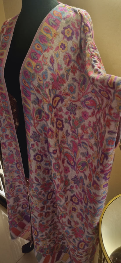 Pashmina kaani shrug