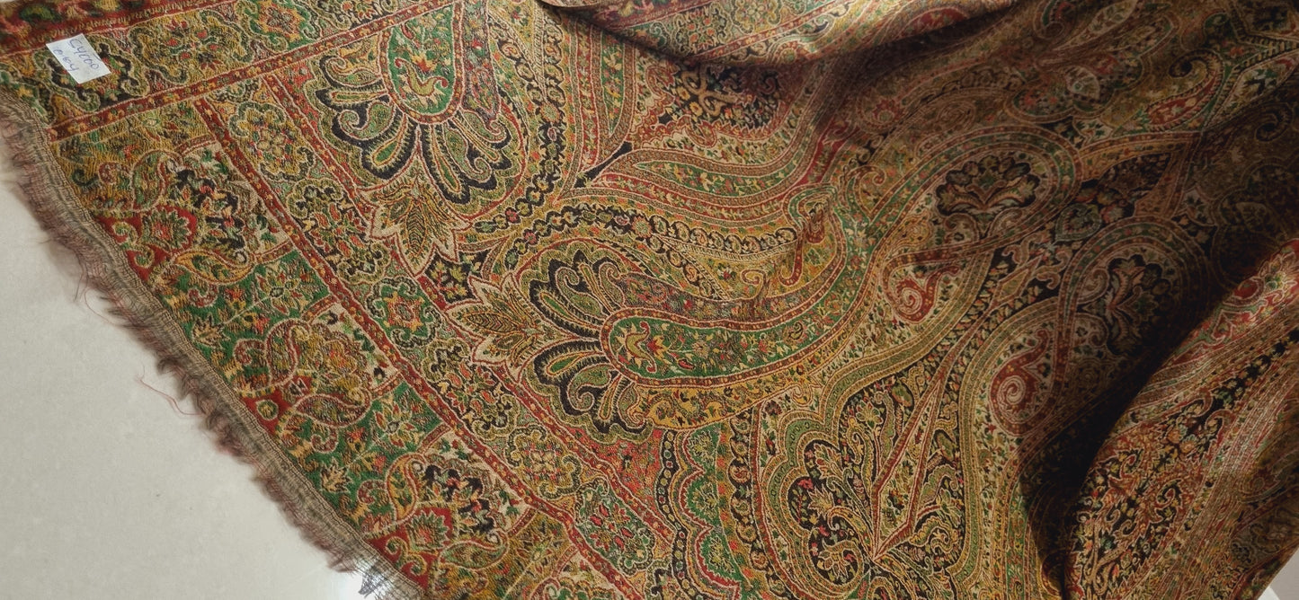 Persian reversible kaani pashmina shawl
