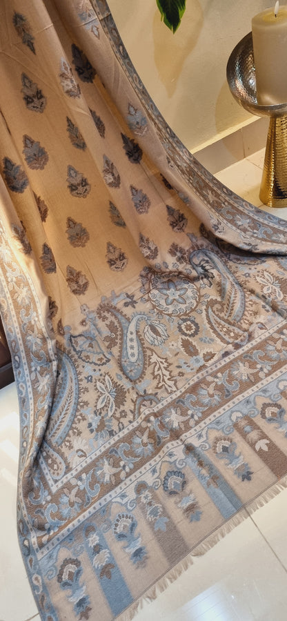 Woolen pashmina kaani shawl
