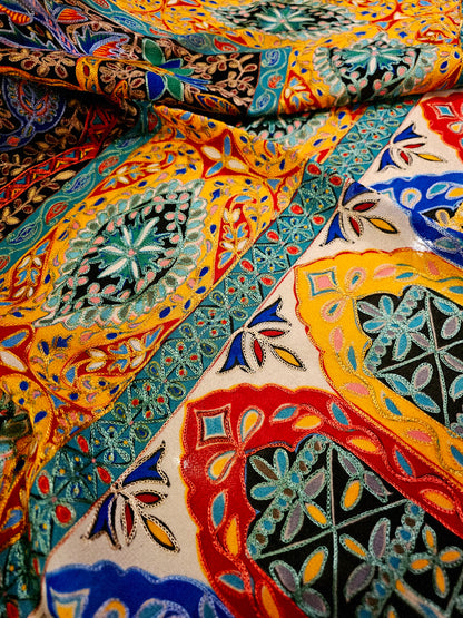 Reelkar silk shawl/dupata