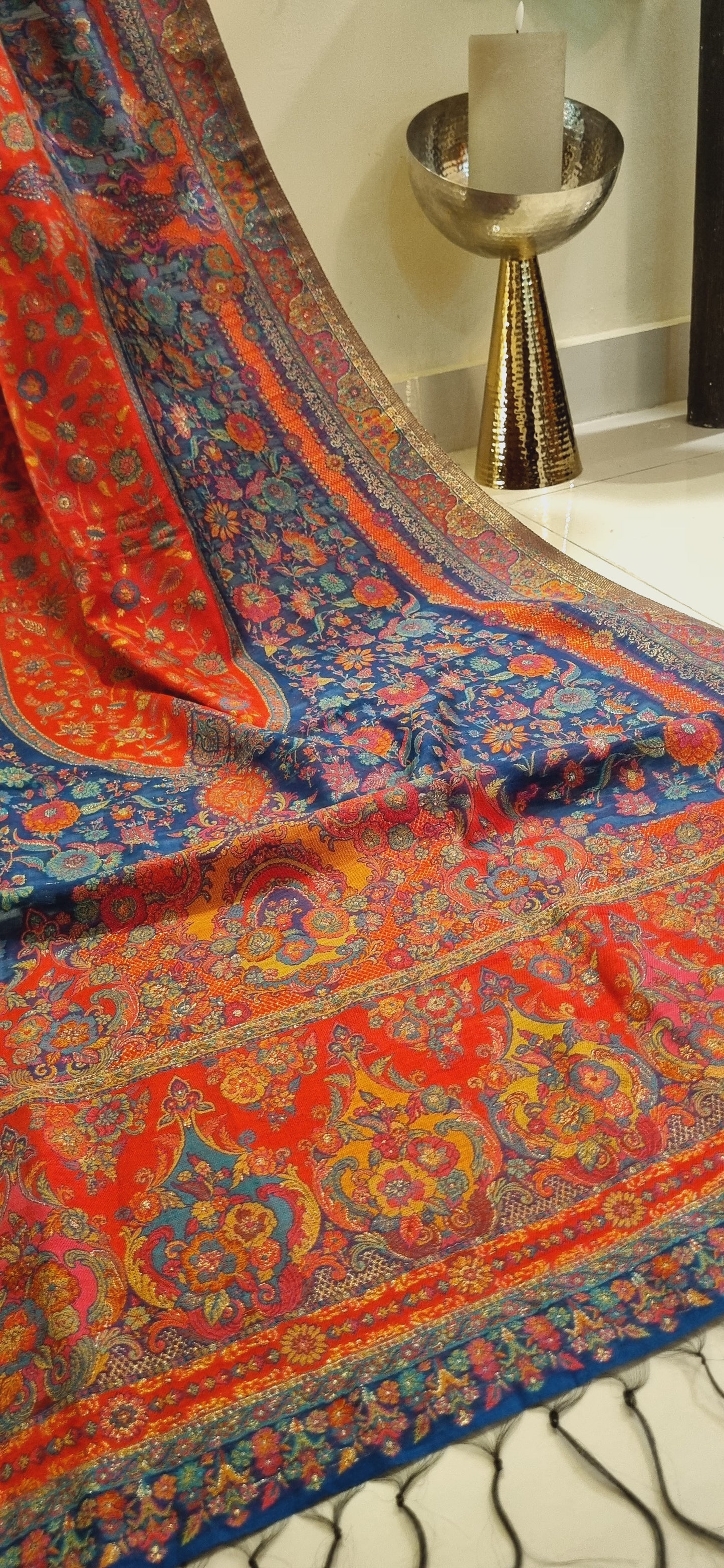 Silk kaani shawl