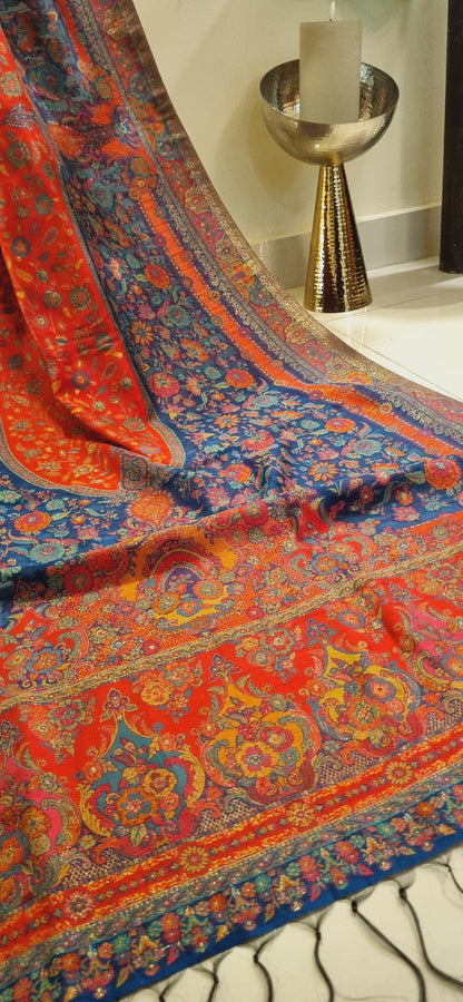 Silk kaani shawl