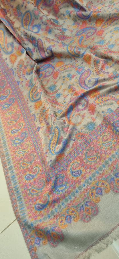 Woolen pashmina kaani shawl